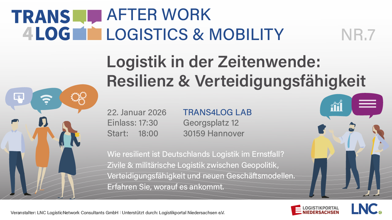  After-Work Logistics & Mobility, Ausgabe #7 am 22. Januar 2026